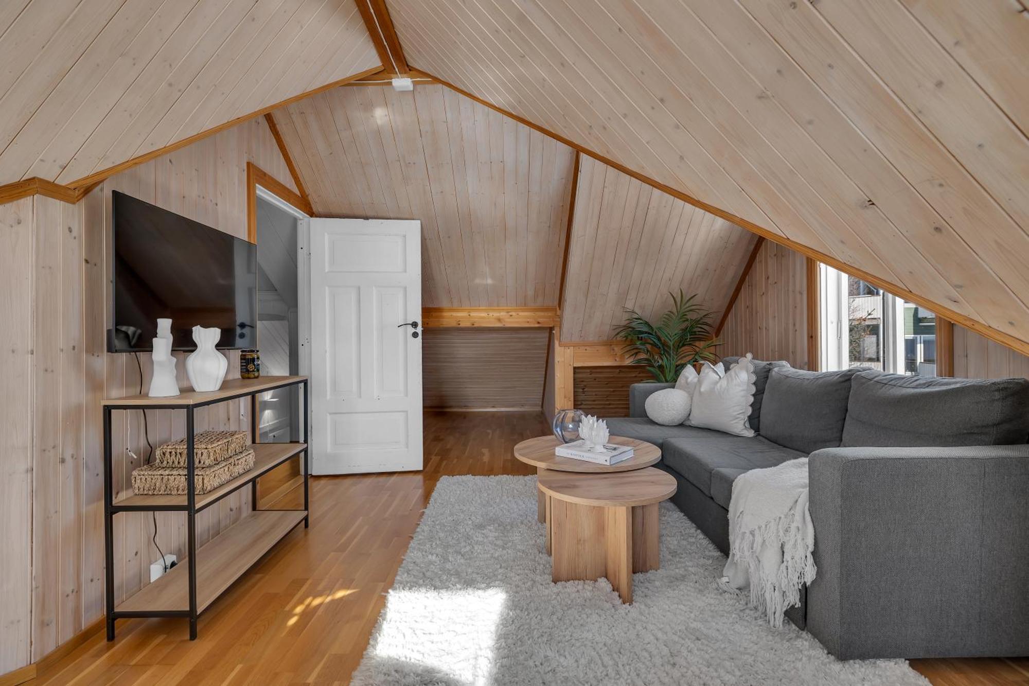 Cozy Central Loft Apartment With Amazing View 特罗姆瑟 外观 照片